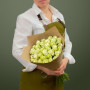 33 белые розы (Кения) фото 3
